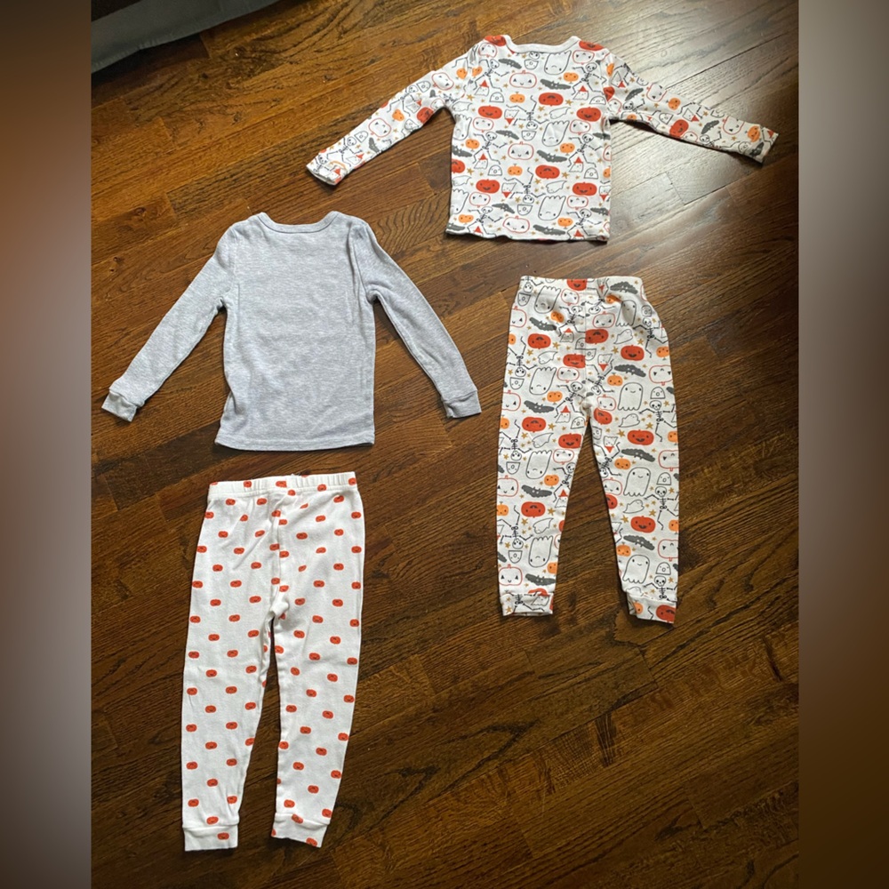 baby/toddler 2T halloween PJs Chick Pea Pajamas festive long sleeve cotton set - Picture 16 of 16